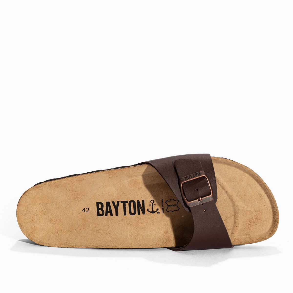 Mule ZEPHYR marron, BAYTON