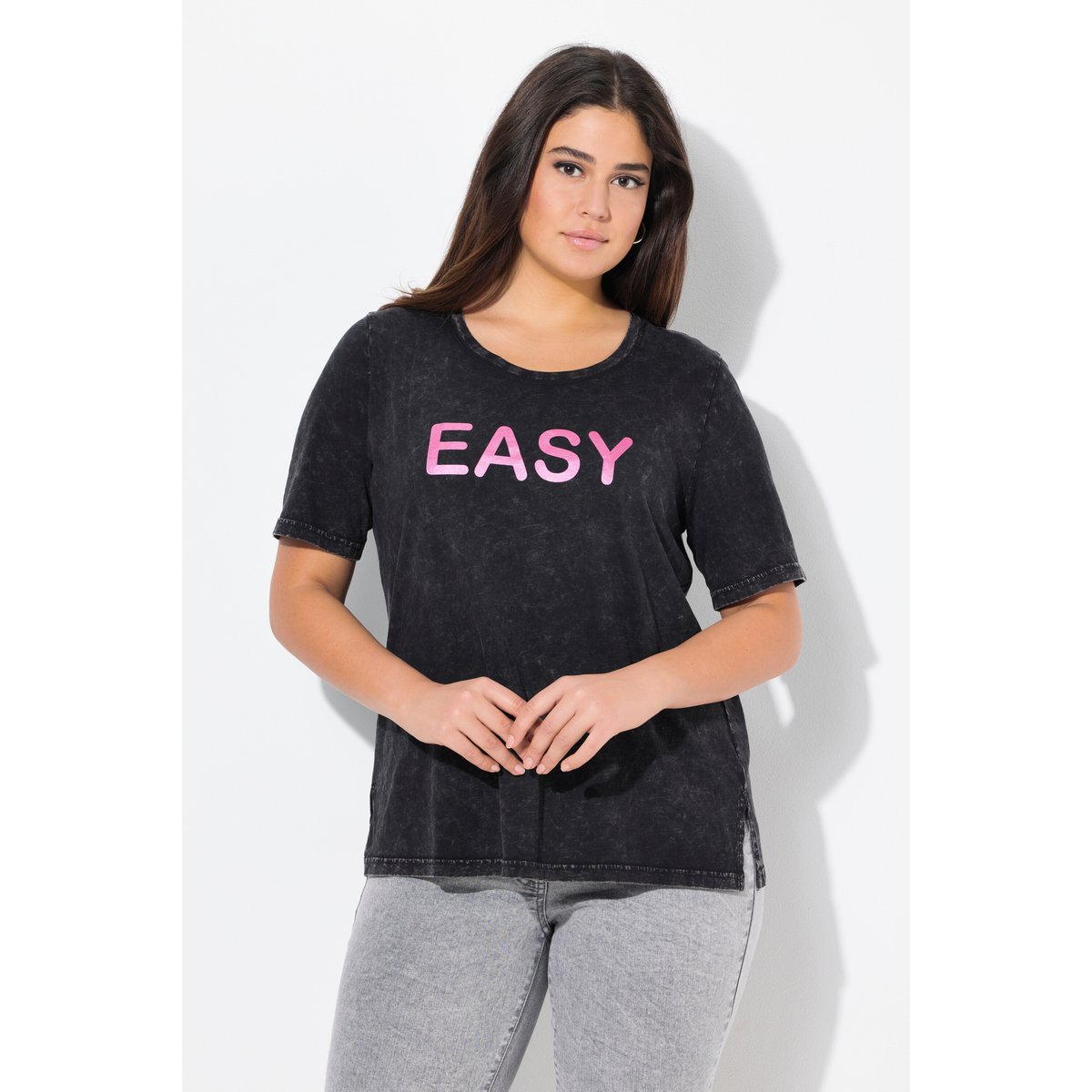 T-shirt noir, ULLA POPKEN