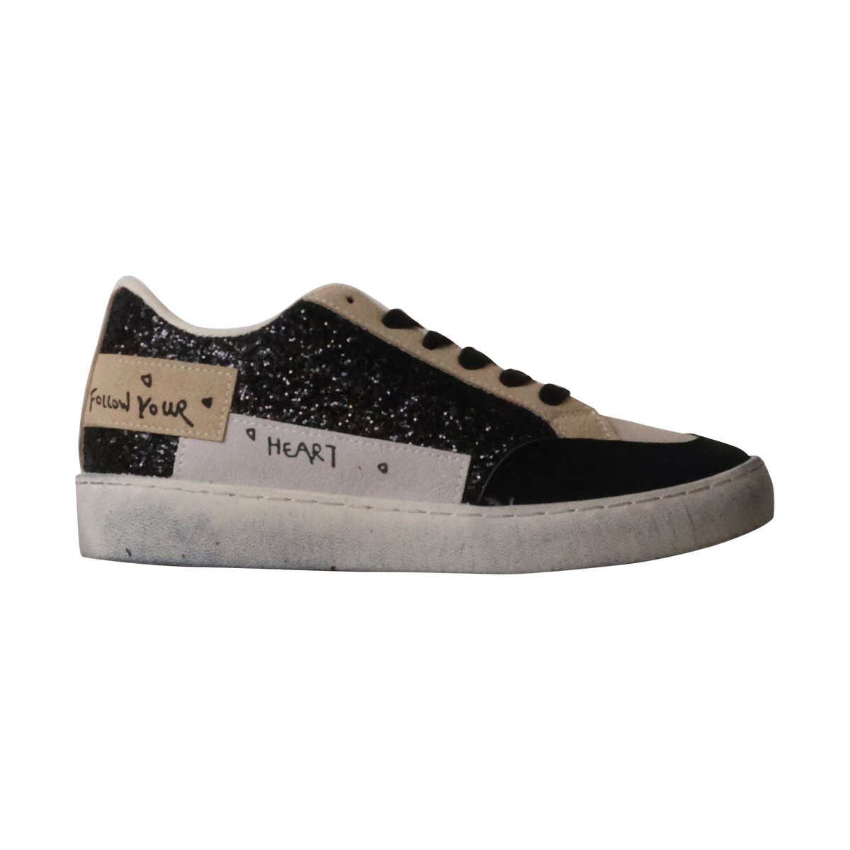 Basket à Lacets Joalice noir, ENZA NUCCI