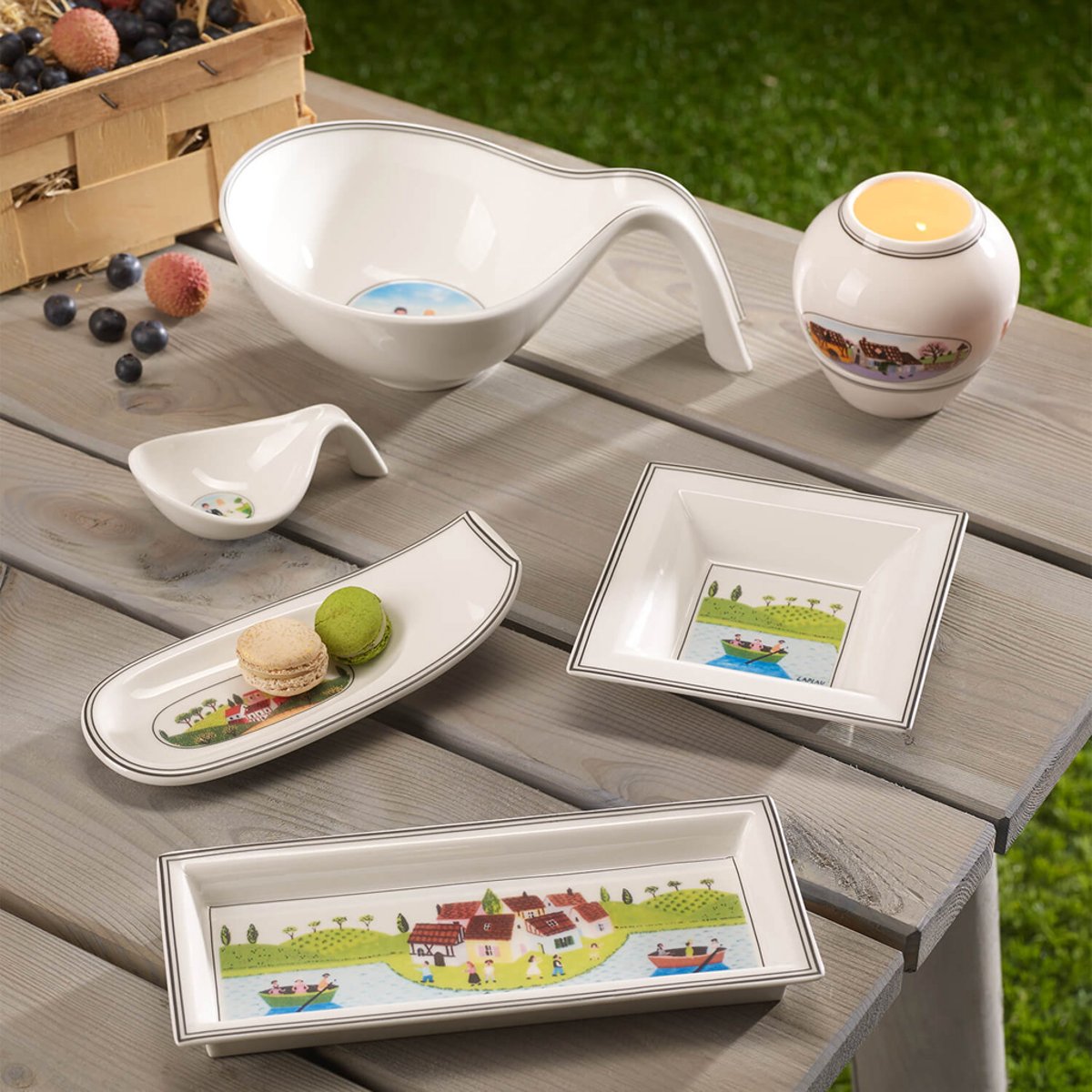 Bol, Carrée DESIGN NAIF multicolore, VILLEROY & BOCH