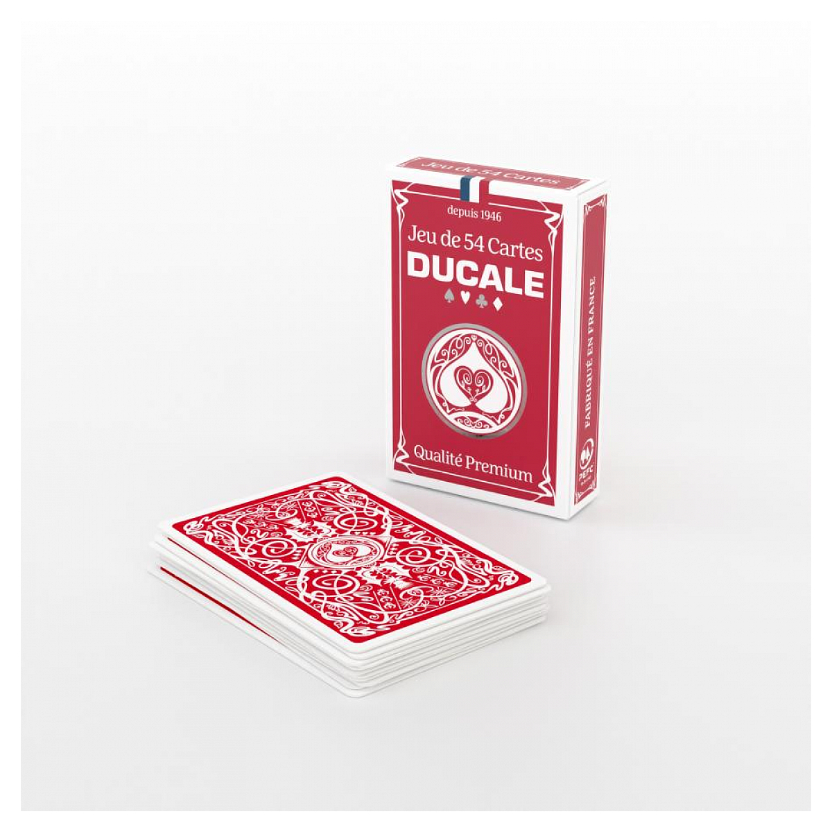 Ducale origine 54 cartes ec couleur unique, CARTAMUNDI