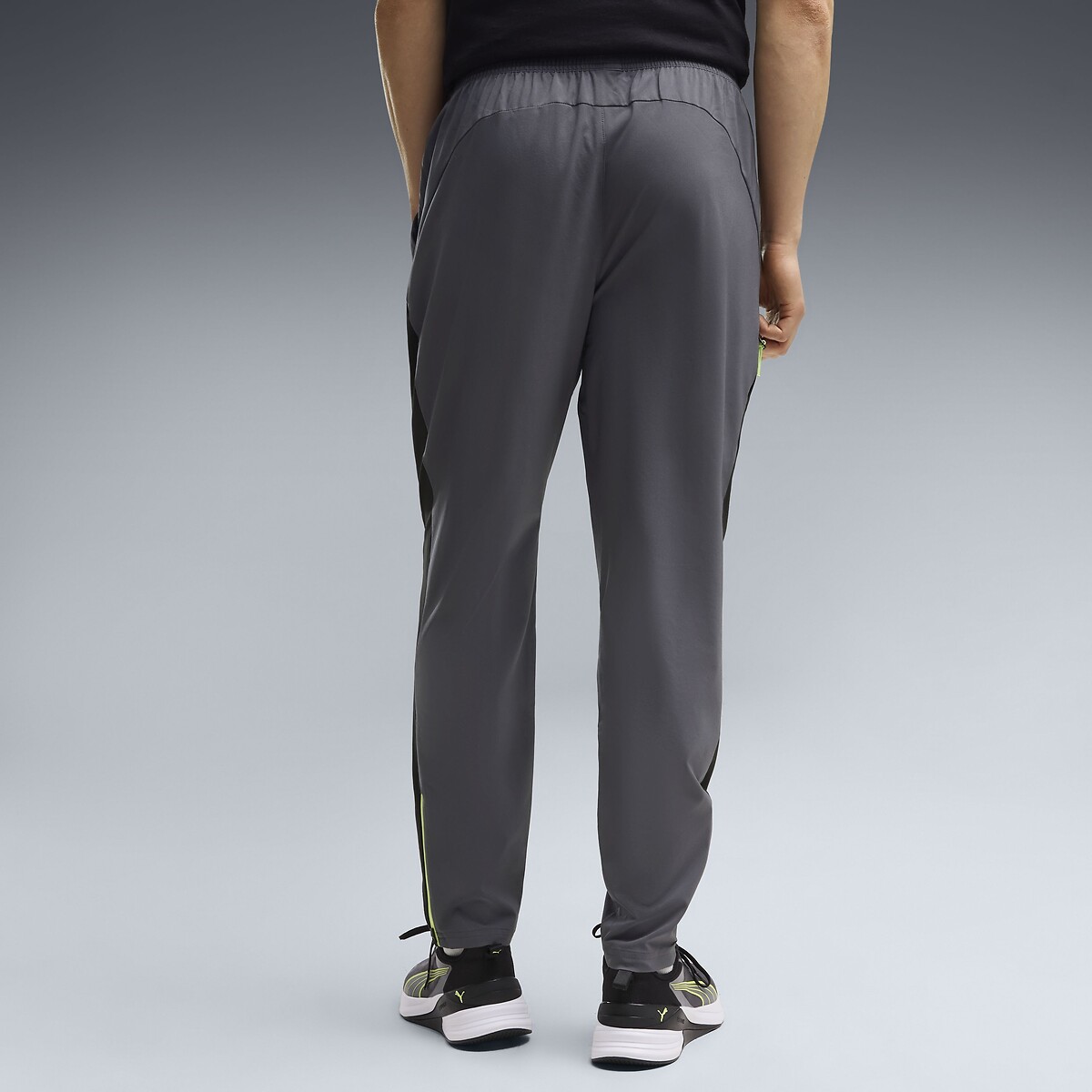 Pantalon tapered, training gris anthracite, PUMA