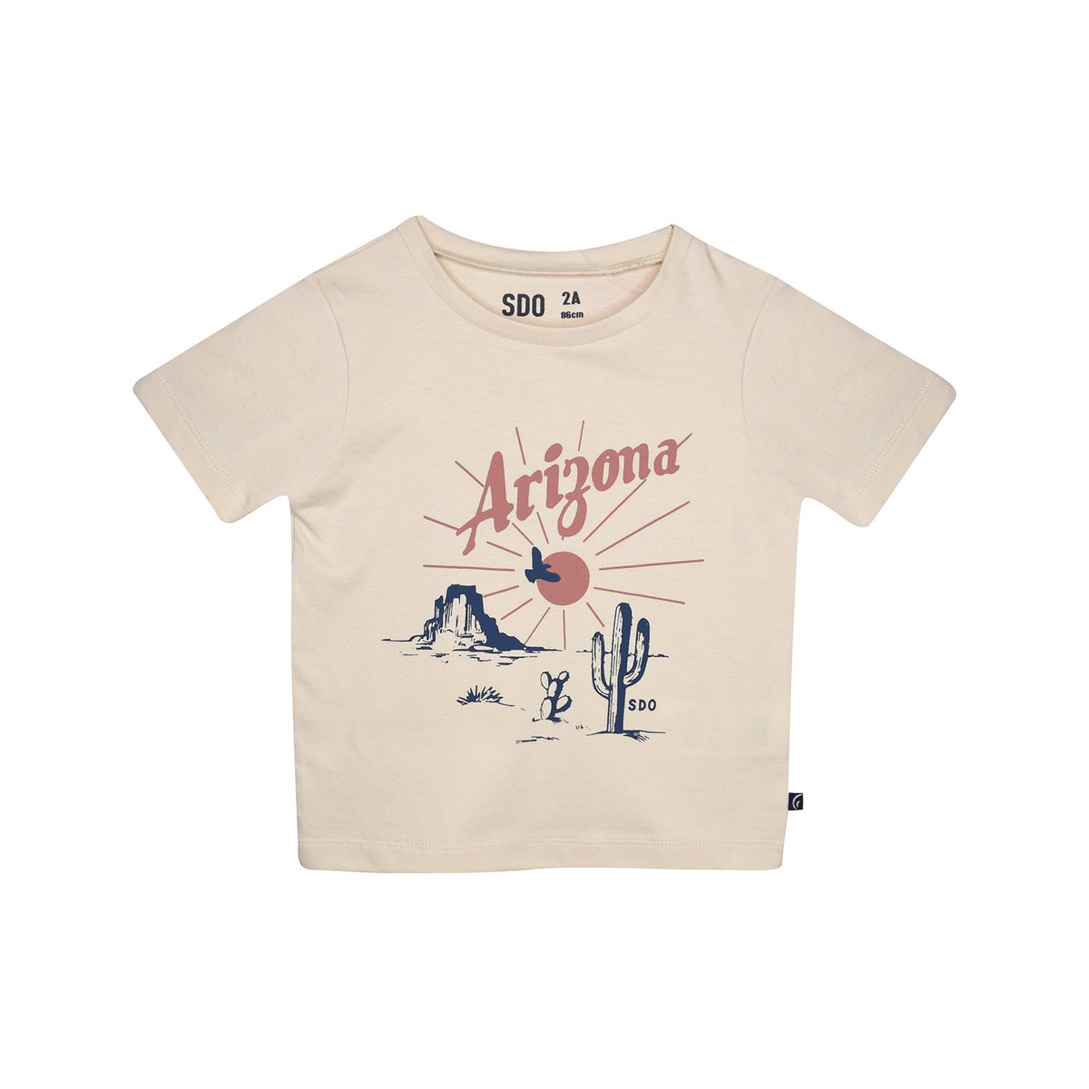 Tee shirt gratien manches courtes enfant beige, SUCRE D'ORGE
