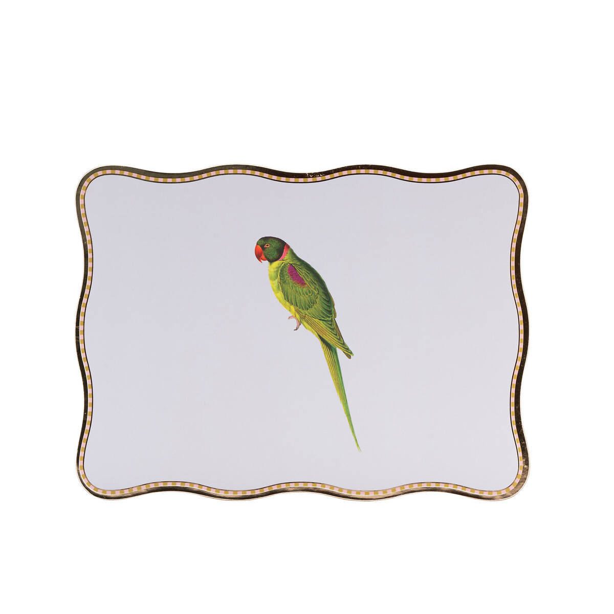 Set of 4 Birds Cork Back Recatngle Placemats multi-coloured, YVONNE ELLEN