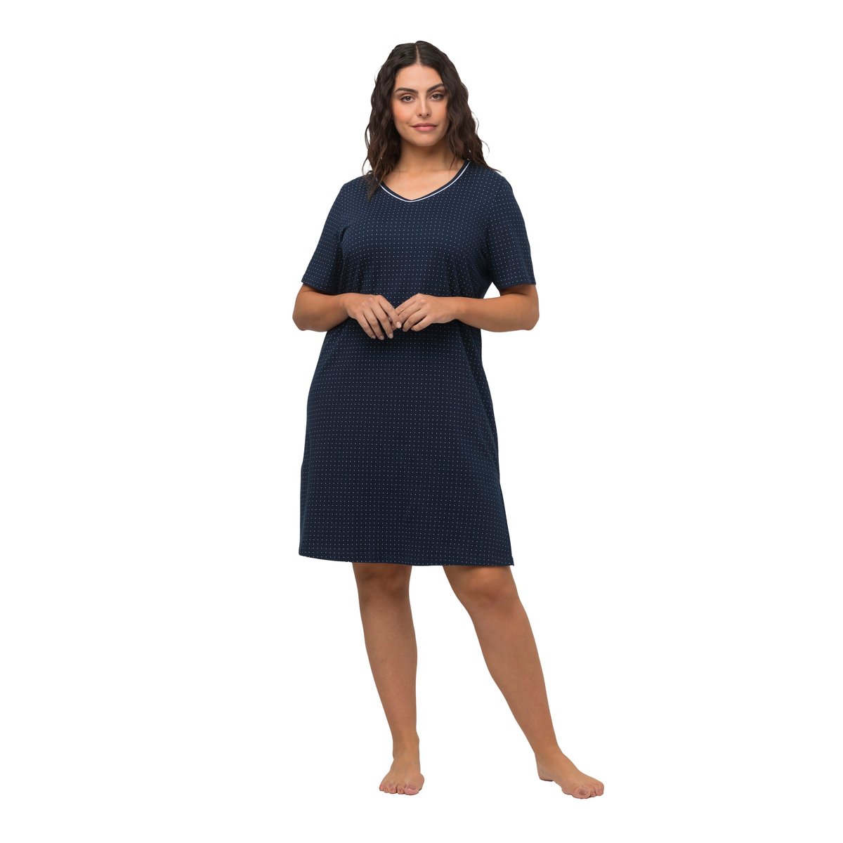 Lot de 2 chemises de nuit bleu nuit, ULLA POPKEN
