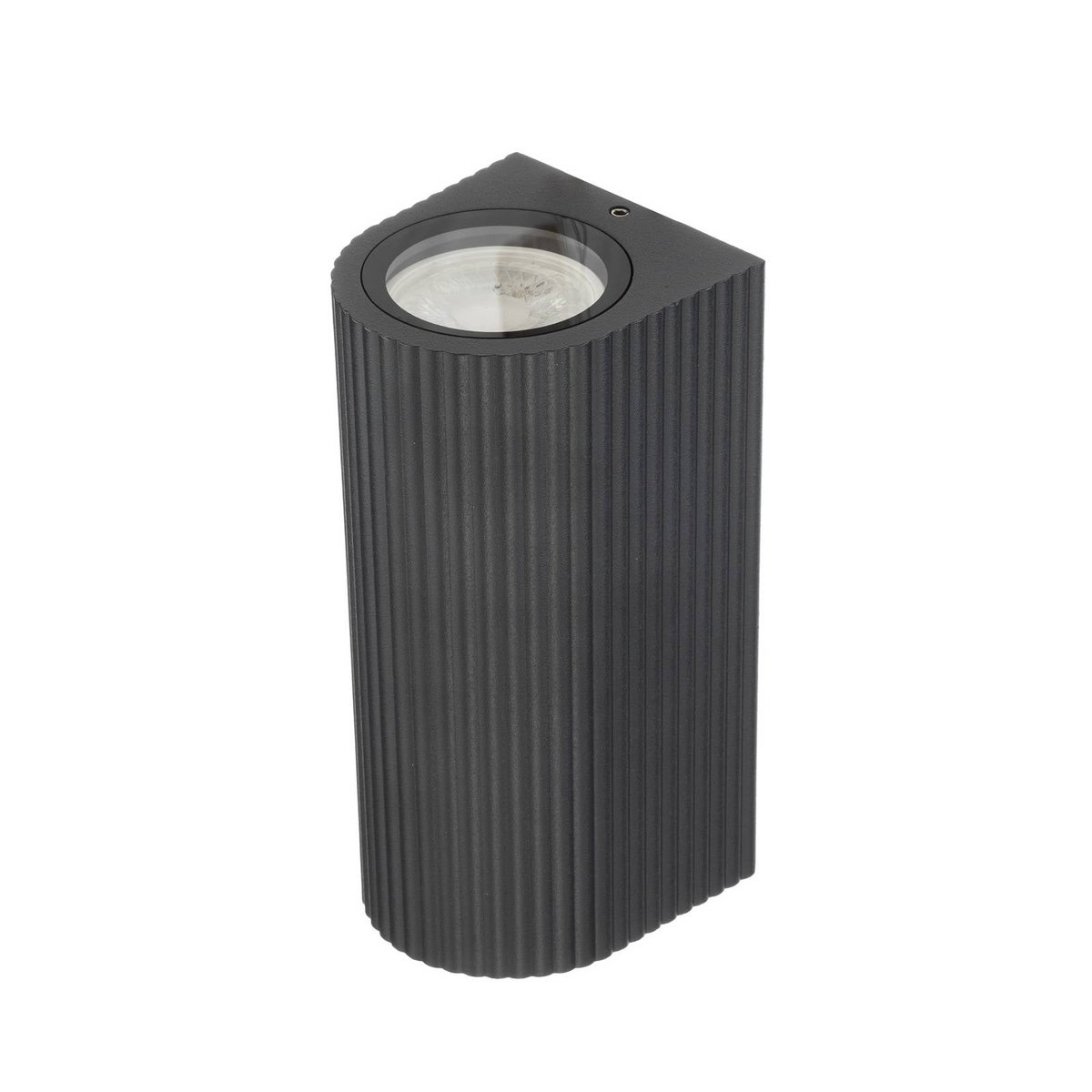 Applique extérieure en aluminium moderne anthracite, LINDBY