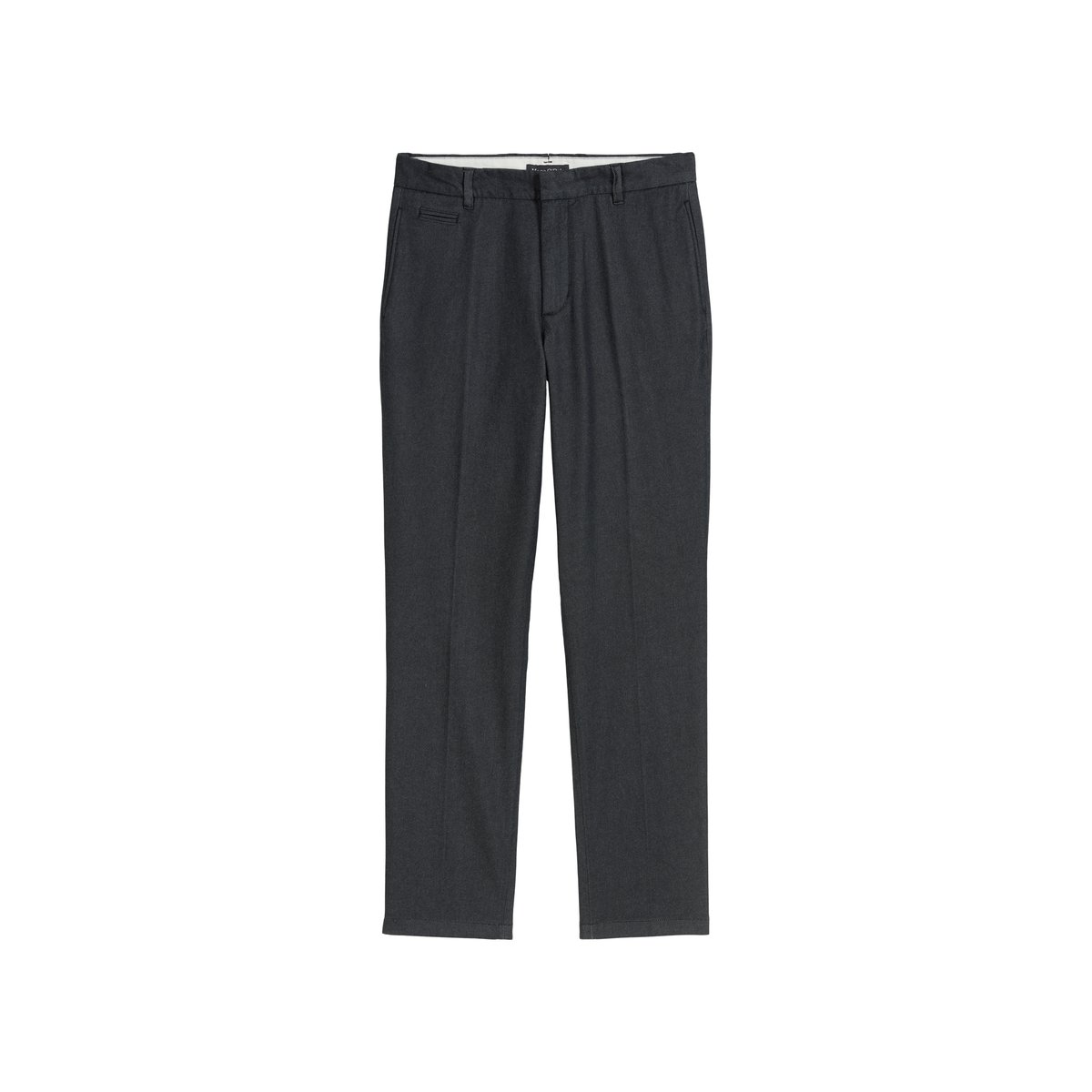 Pantalon modèle Bunkris droit en denim de coton bio bleu foncé, MARC O'POLO