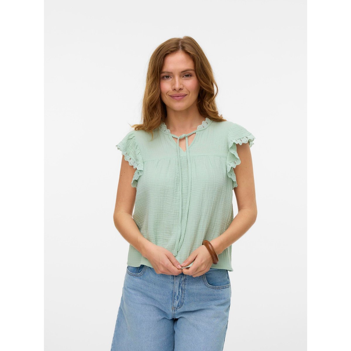 Top verte - silt green 1, VERO MODA