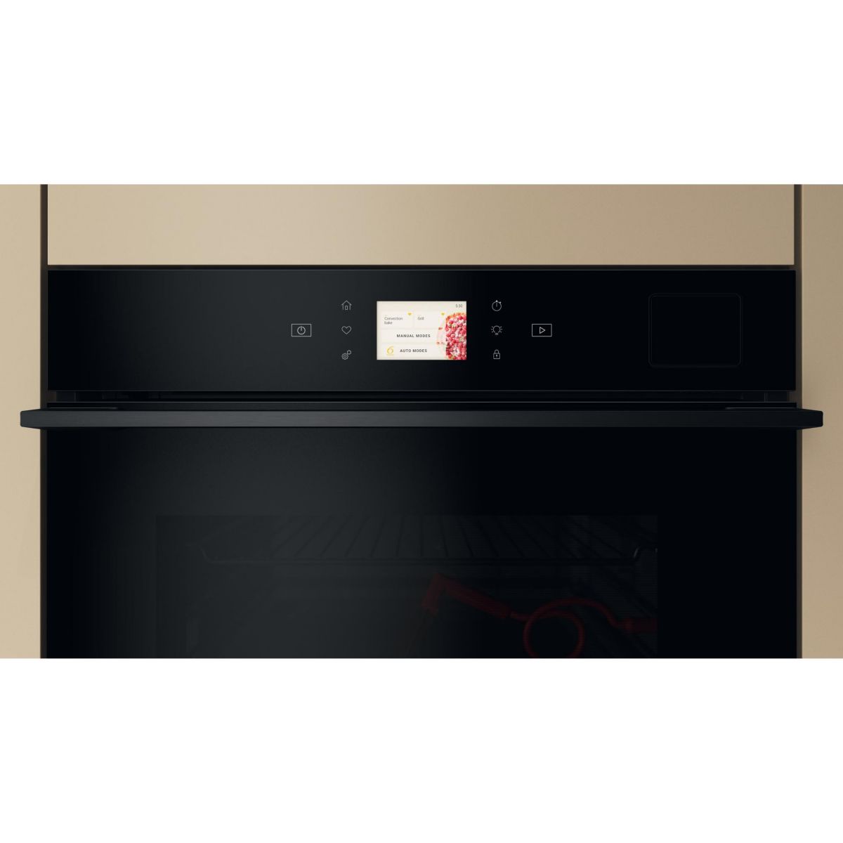 Four encastrable WOI9A8FPT2SBAF Collection W9 - Pyrolyse, 6ème Sens, Sonde de Cuisson, Ecran TFT couleur unique, WHIRLPOOL