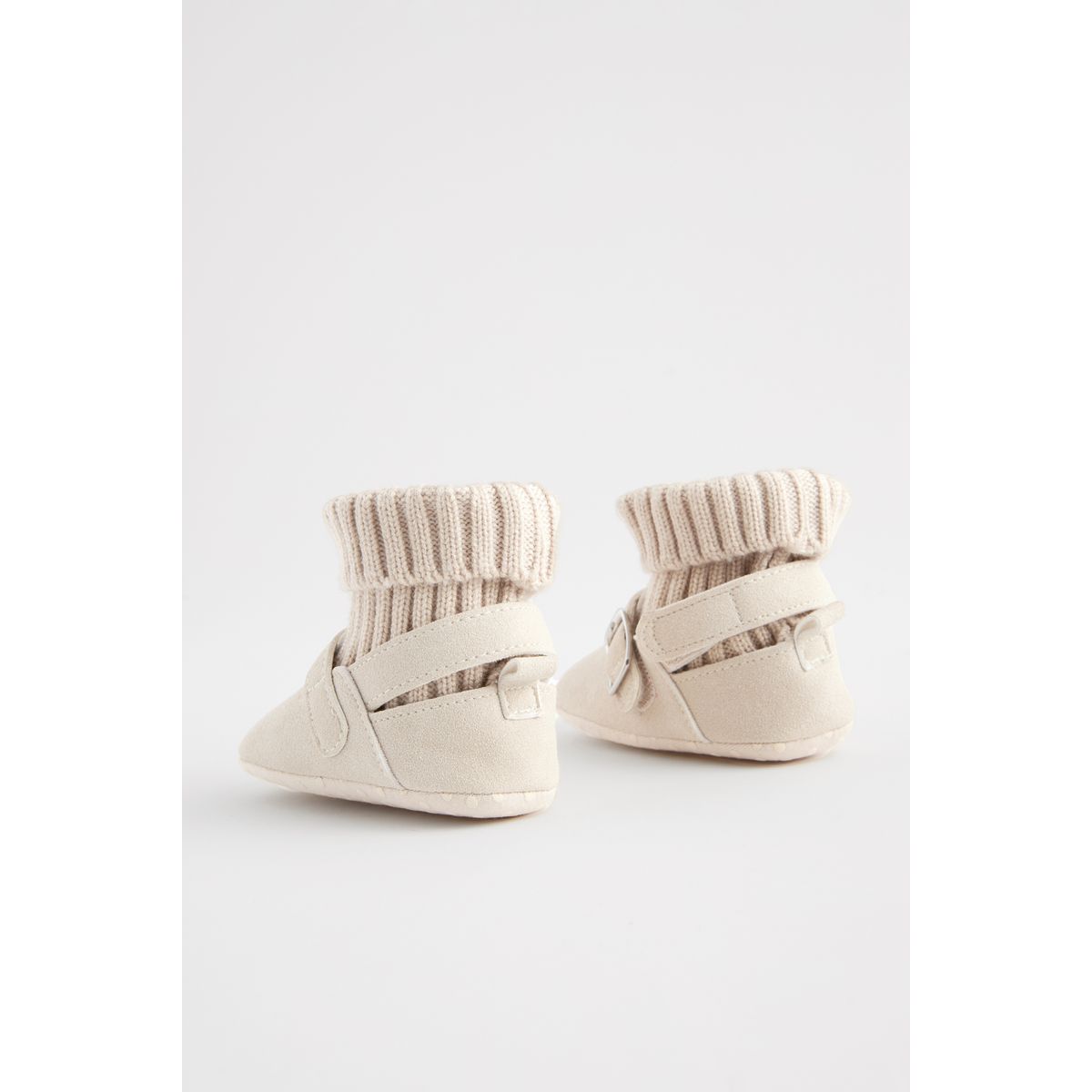 Bottines style sabots bébé coupe classique naturel, NEXT