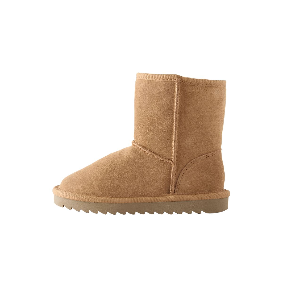 Bottes à enfiler en daim déperlant marron fauve, NEXT