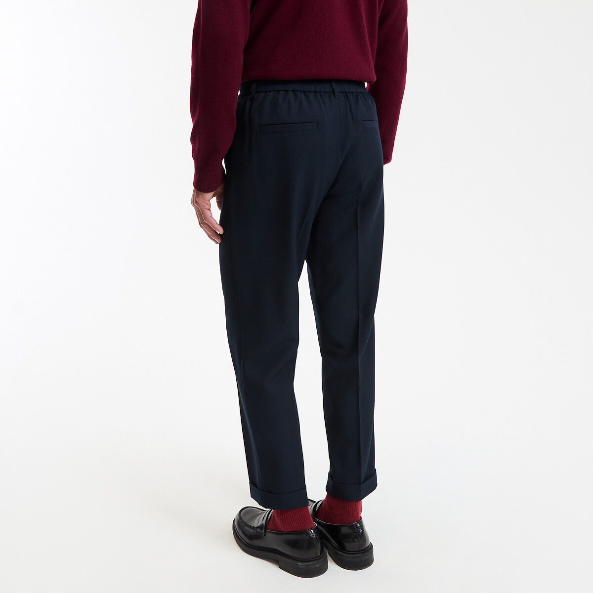 Straight Trousers navy blue, LA REDOUTE COLLECTIONS