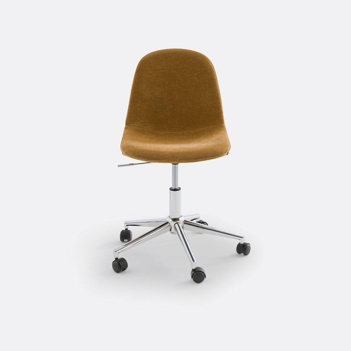 Fauteuil de bureau enfant en velours, Paulina ocre, LA REDOUTE INTERIEURS