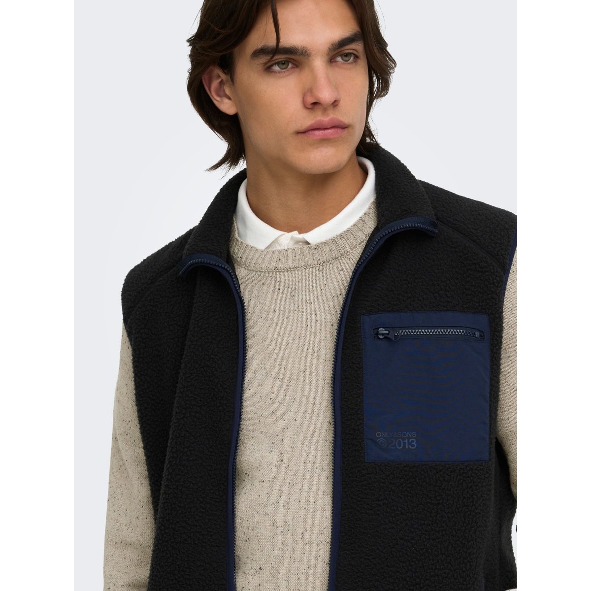 Pull En Maille silver lining, ONLY & SONS