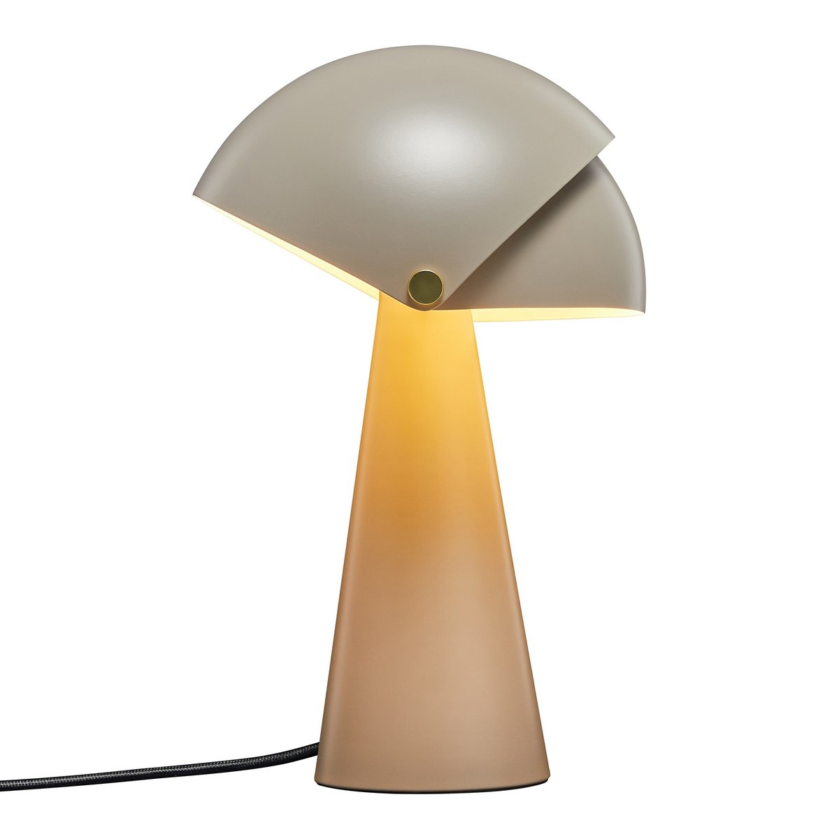 Lampe à poser forme champignon en métal, Align marron, DESIGN FOR THE PEOPLE