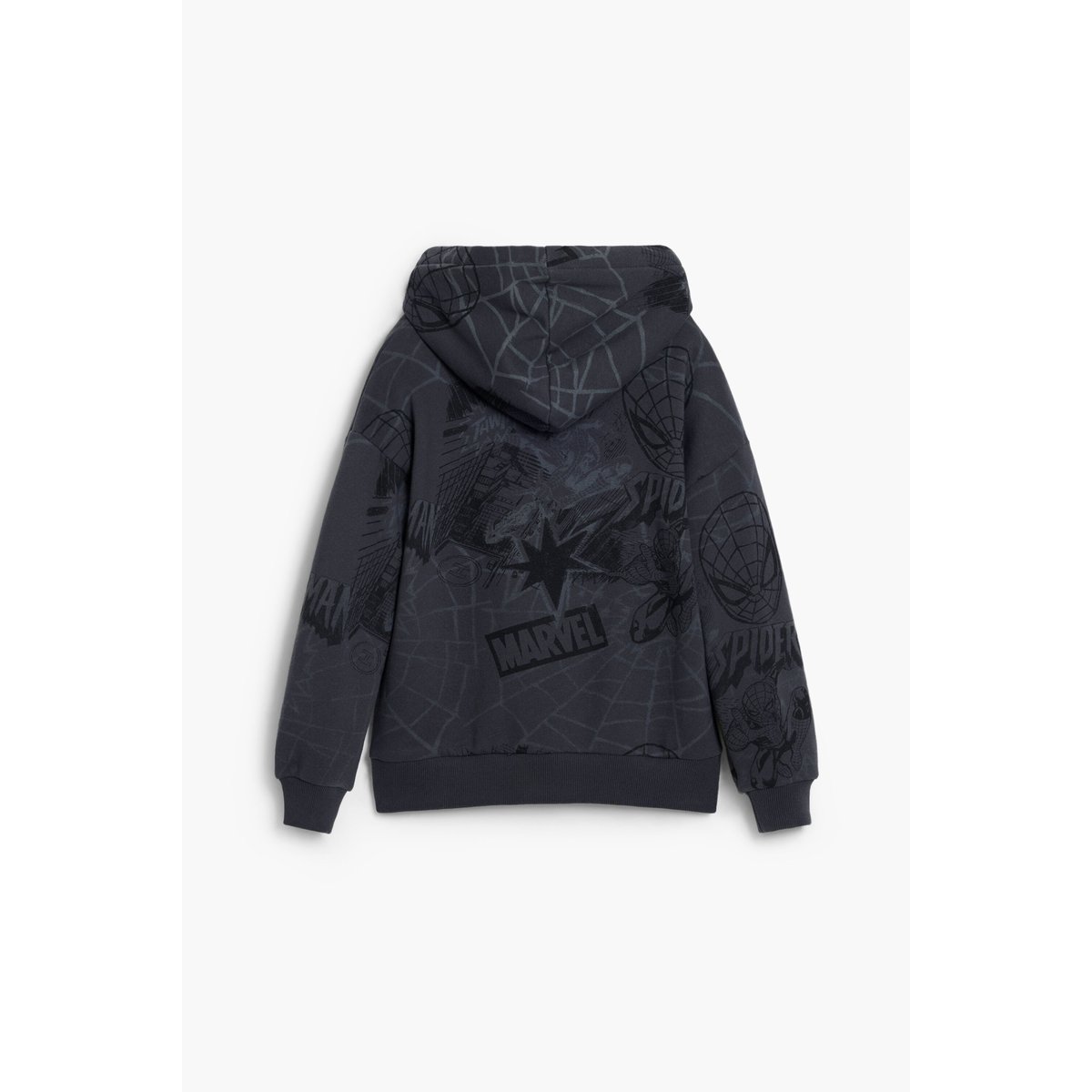 Sweat-shirt Spiderman™ toile d'araignée noir, DESIGUAL