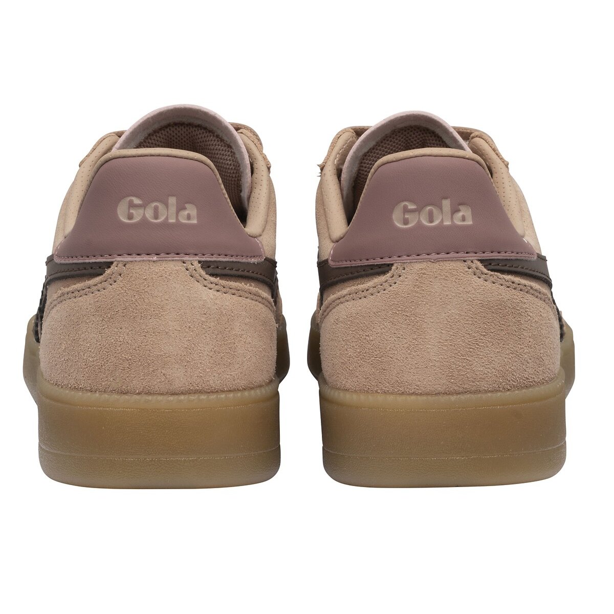 Baskets en cuir, VIPER marron beige, GOLA