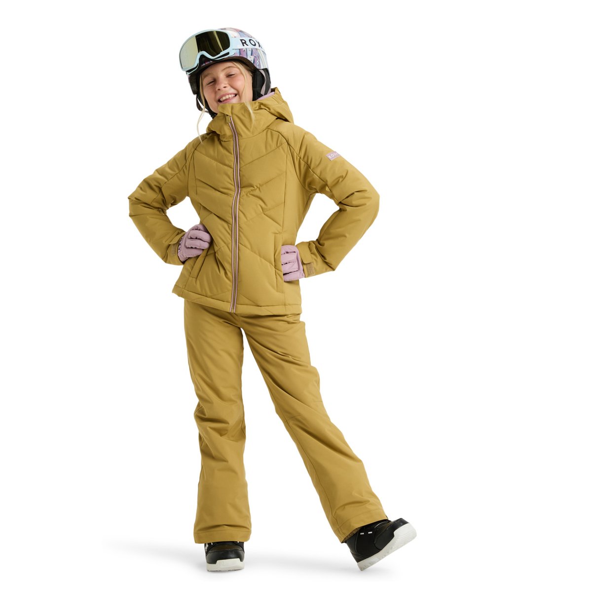 Veste de snow technique SNOWSYLVA. beige fennel seed, ROXY