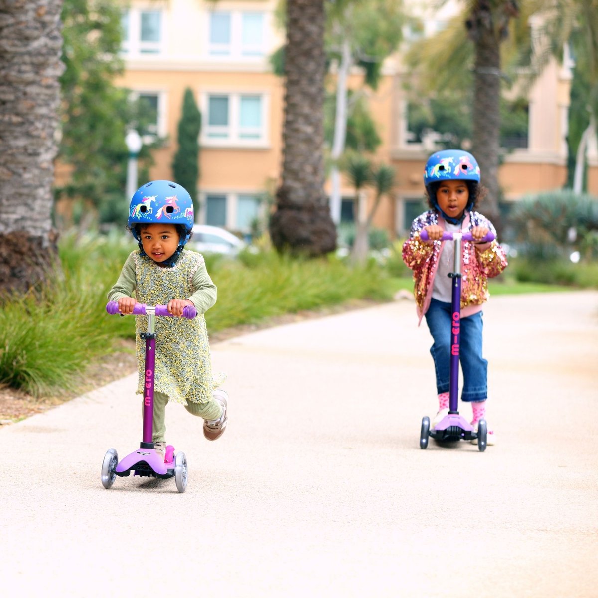 Maxi Micro Deluxe LED - violet, MICRO MOBILITY
