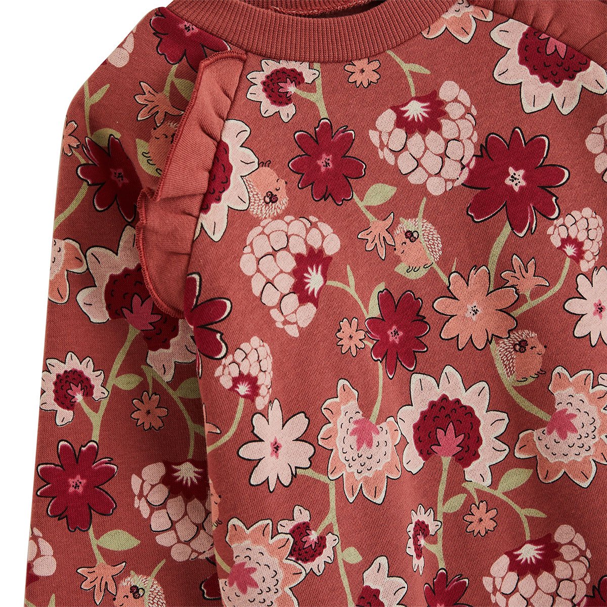 Robe enfant en molleton Harmony rose, PETIT BEGUIN