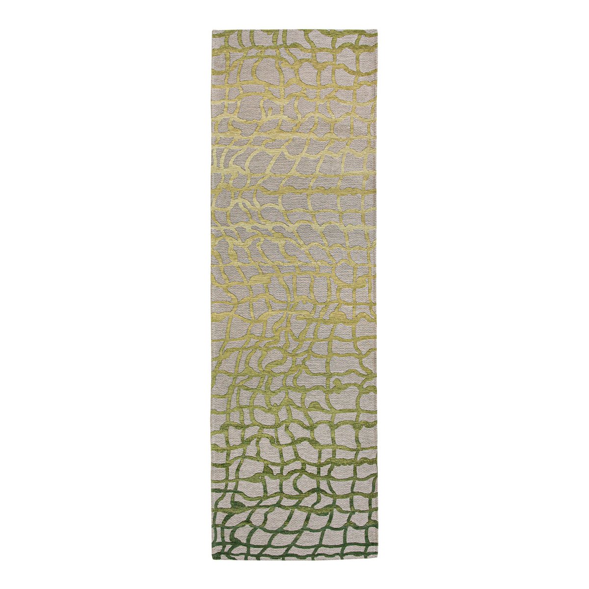 Tapis intérieur/extérieur tissé plat FADY vert, NOVATREND