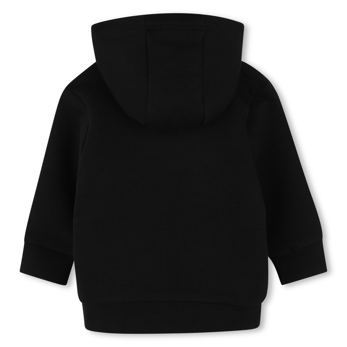 Cardigan à capuche en molleton gratté black, BOSS KIDSWEAR
