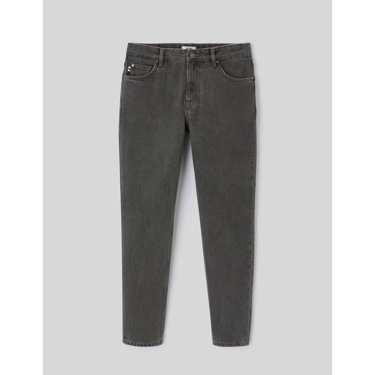 Jean relaxed black used gris foncé, BZB