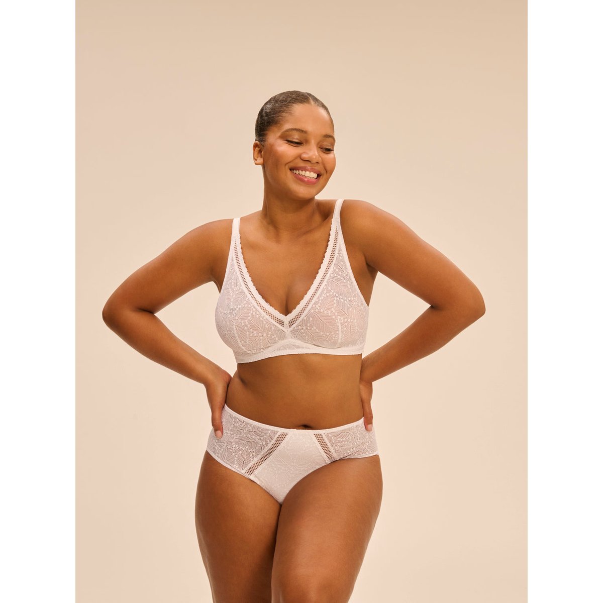 Culotte taille haute - COMÈTE blanc, SIMONE PERELE
