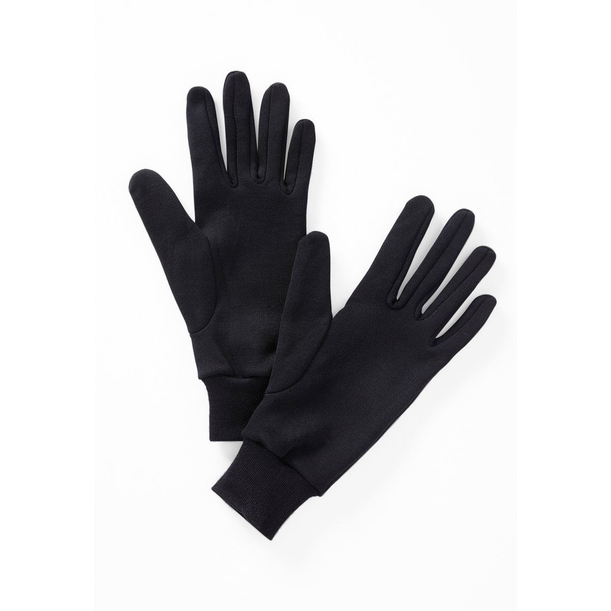 Gants maille labellisée Thermolactyl noir, DAMART