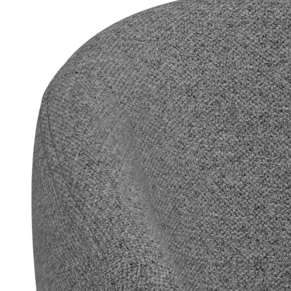 Chaise pivotante à 360° avec accoudoirs MARGAUX gris, TOILINUX