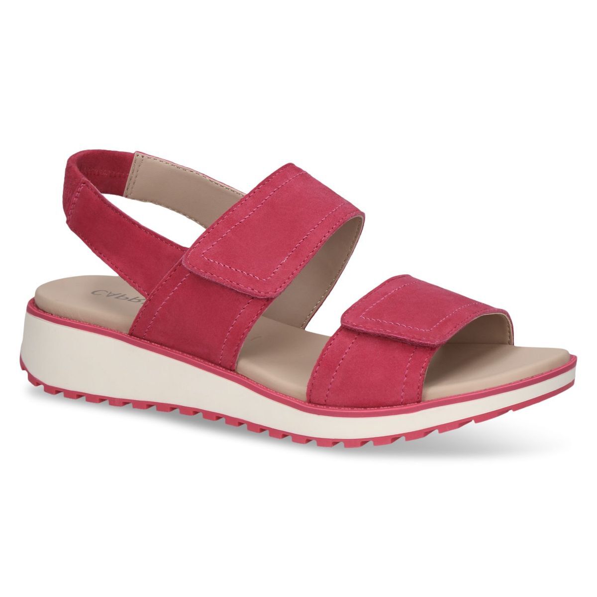 Sandale en cuir violet lilas, CAPRICE