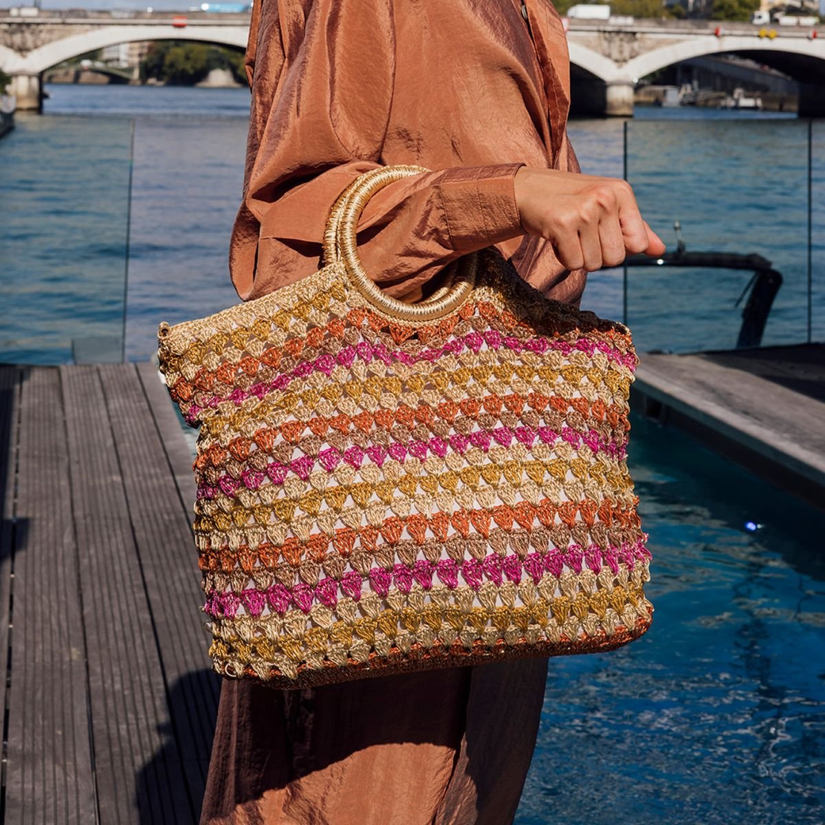 Sac shopper  Sean multicolore, LOLLIPOPS