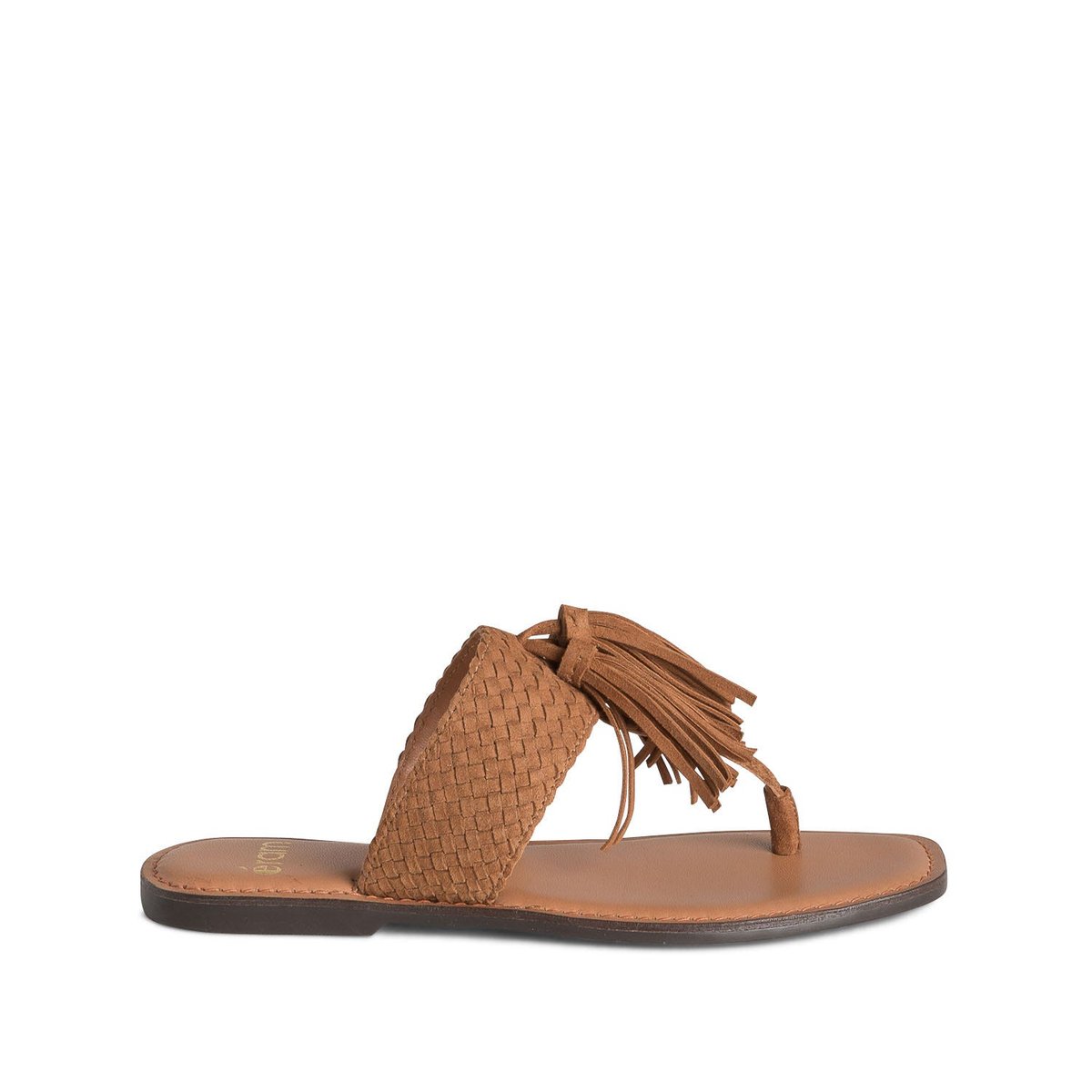 Mule en cuir DANAE camel, ERAM