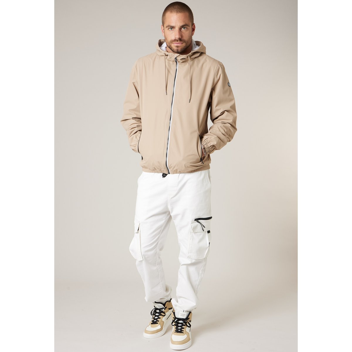 Blouson léger homme confortable et fluide VINNY dune, DEELUXE