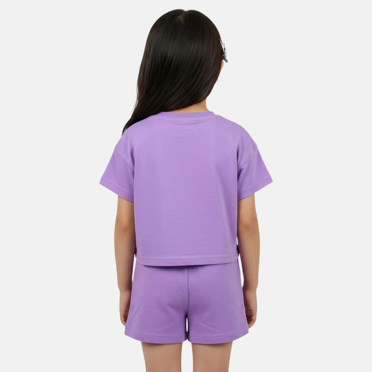 Lot de 2 t-shirts manches courtes et short GROOVY violet clair, ELLESSE