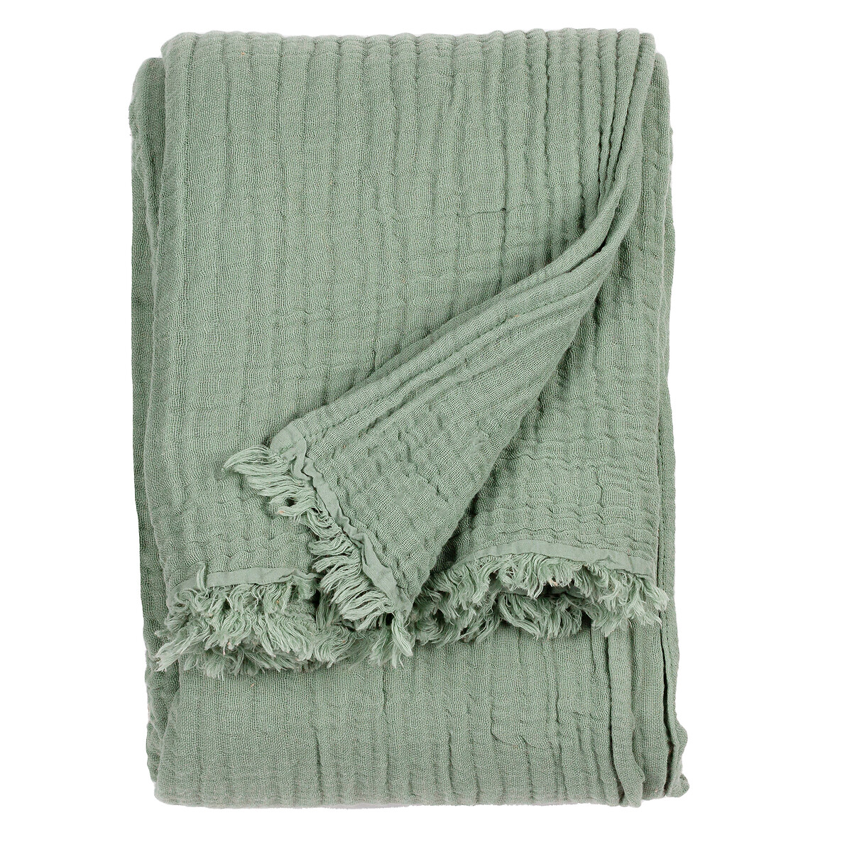 Lark Cotton Muslin Throw eucalyptus, YARD