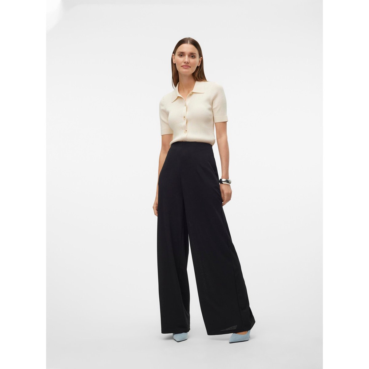 Pantalon À Jambe Large noire - black, VERO MODA