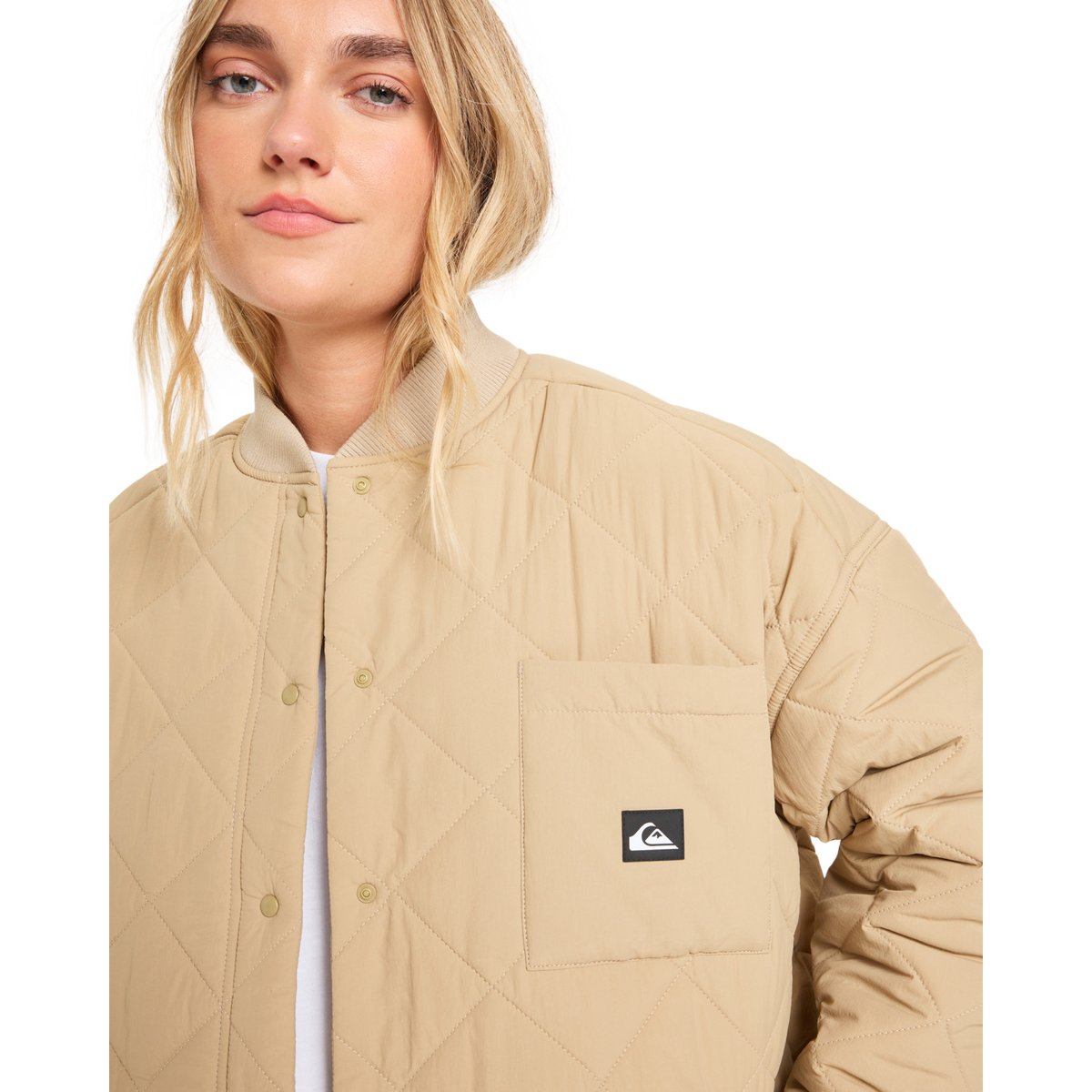 Veste matelassée SHINING QUILTED marron cornstalk, QUIKSILVER