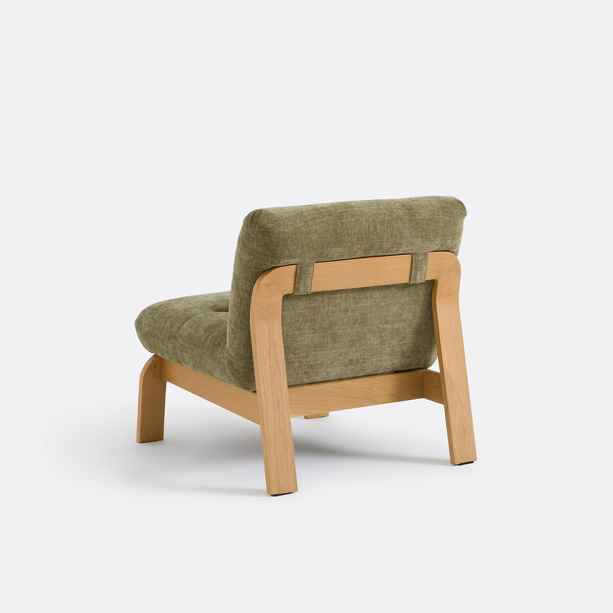Lage gestoffeerde fauteuil, TALET eik/groen, LA REDOUTE INTERIEURS