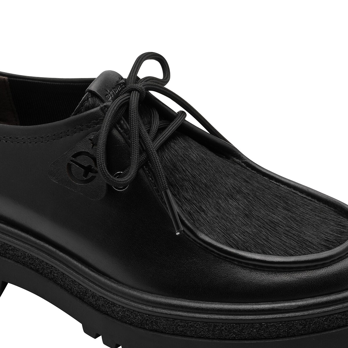 Derbies mix matières noir, TAMARIS