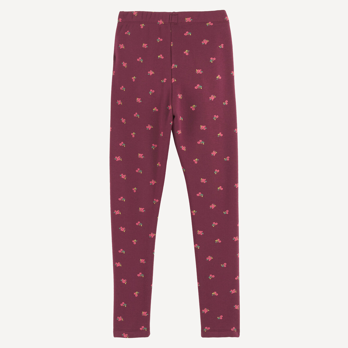 Warme legging met bloemenprint, molton bloemenprint, LA REDOUTE COLLECTIONS