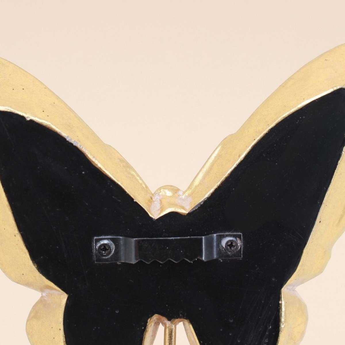 Set de 2 patères papillons dorés doré, ORNAMI