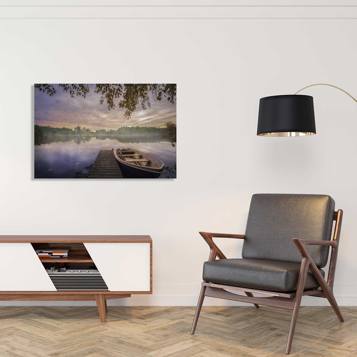 Tableau lacs colorés tableau alu dibond, HEXOA