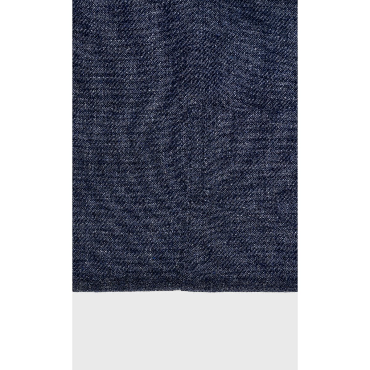 Chemise Confort fit unie en flanelle bleu marine, ACROSS