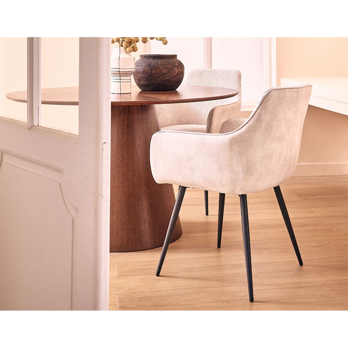 Fauteuil - LORMI gris, BEST MOBILIER