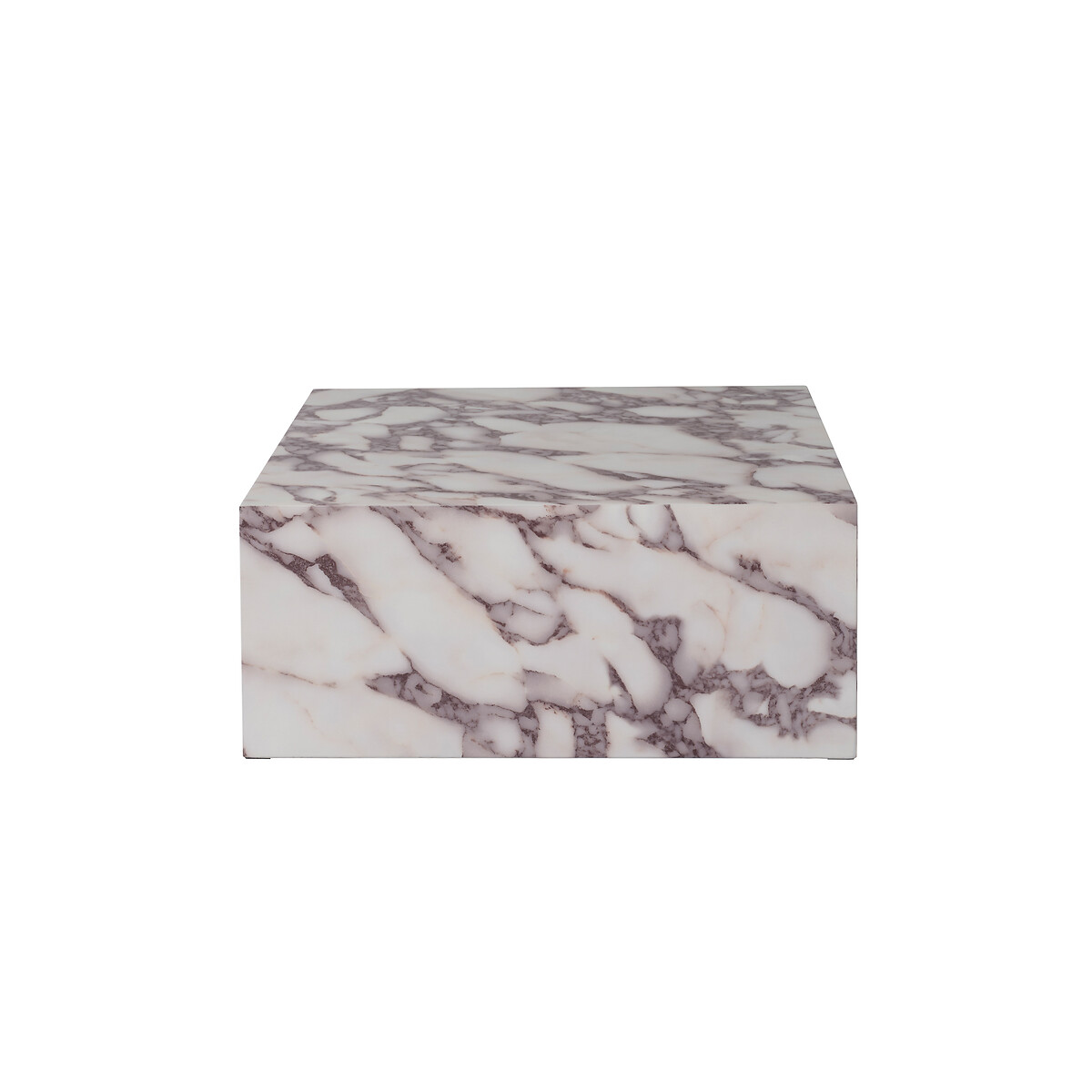 Serafina Square Calacatta Faux Marble Coffee Table marble white, ÉDITÉ