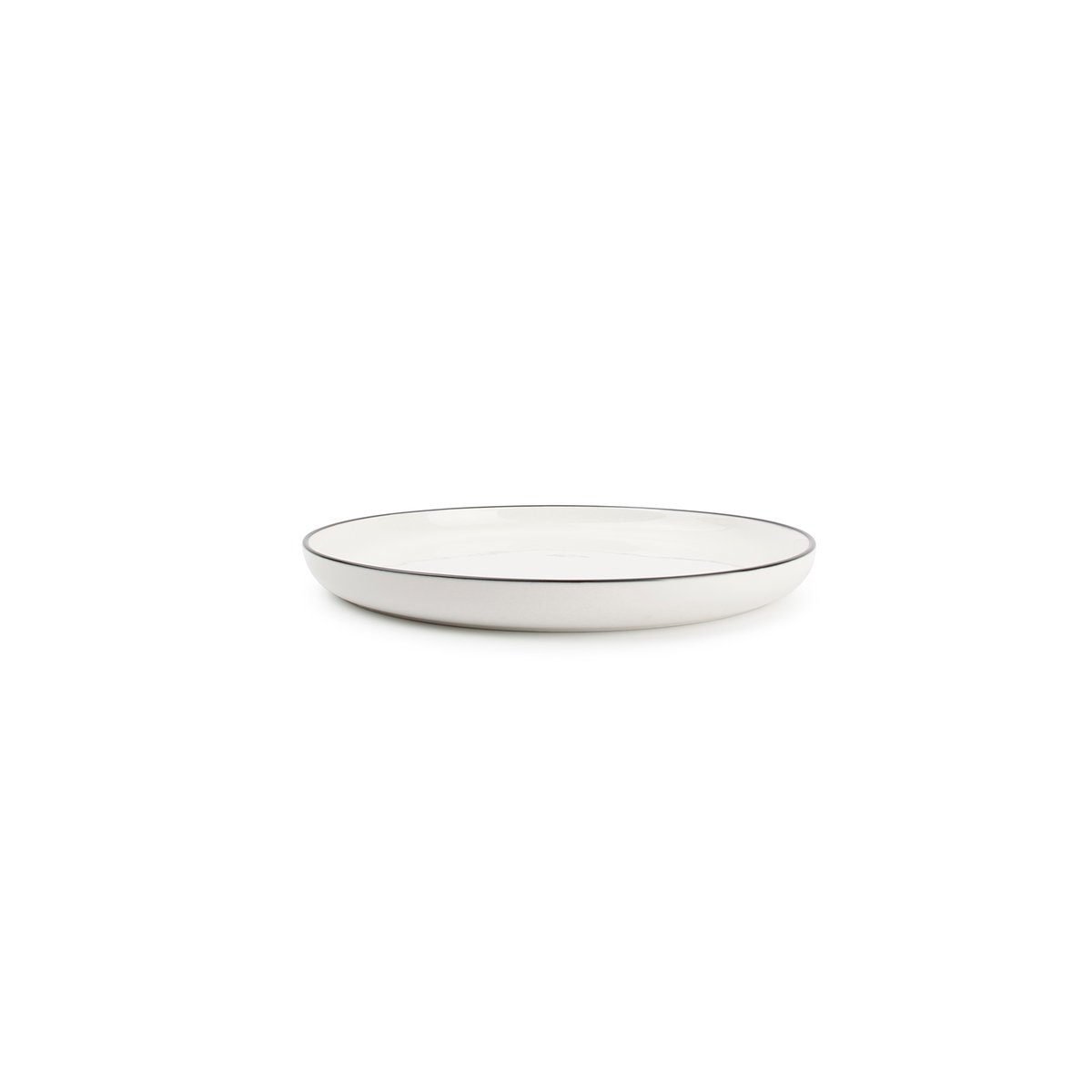 Lot de 4 assiettes 19 cm STUDIO BASE blanc, SP COLLECTION