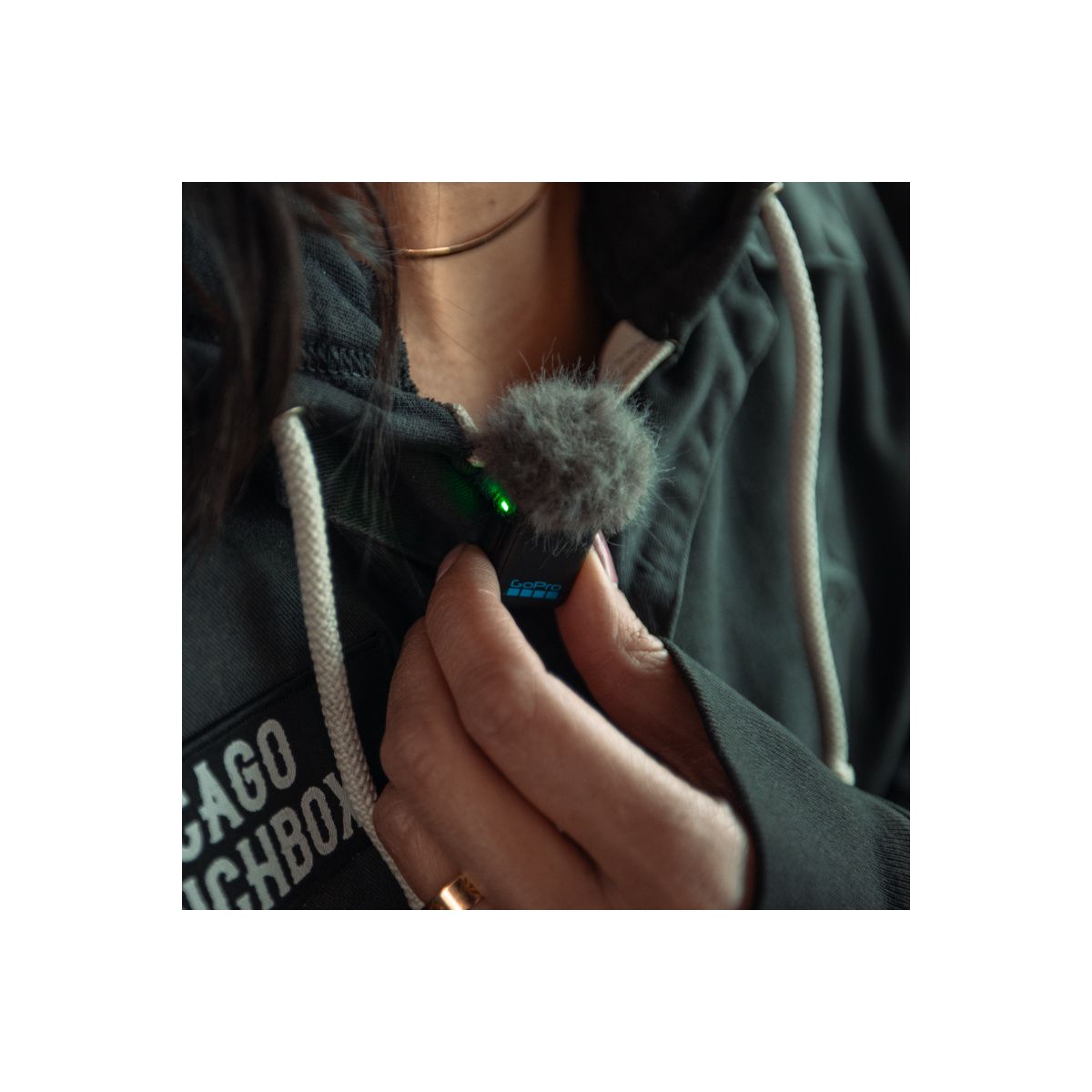 Micro cravate sans fil Wireless Mic Transmitter couleur unique, GOPRO