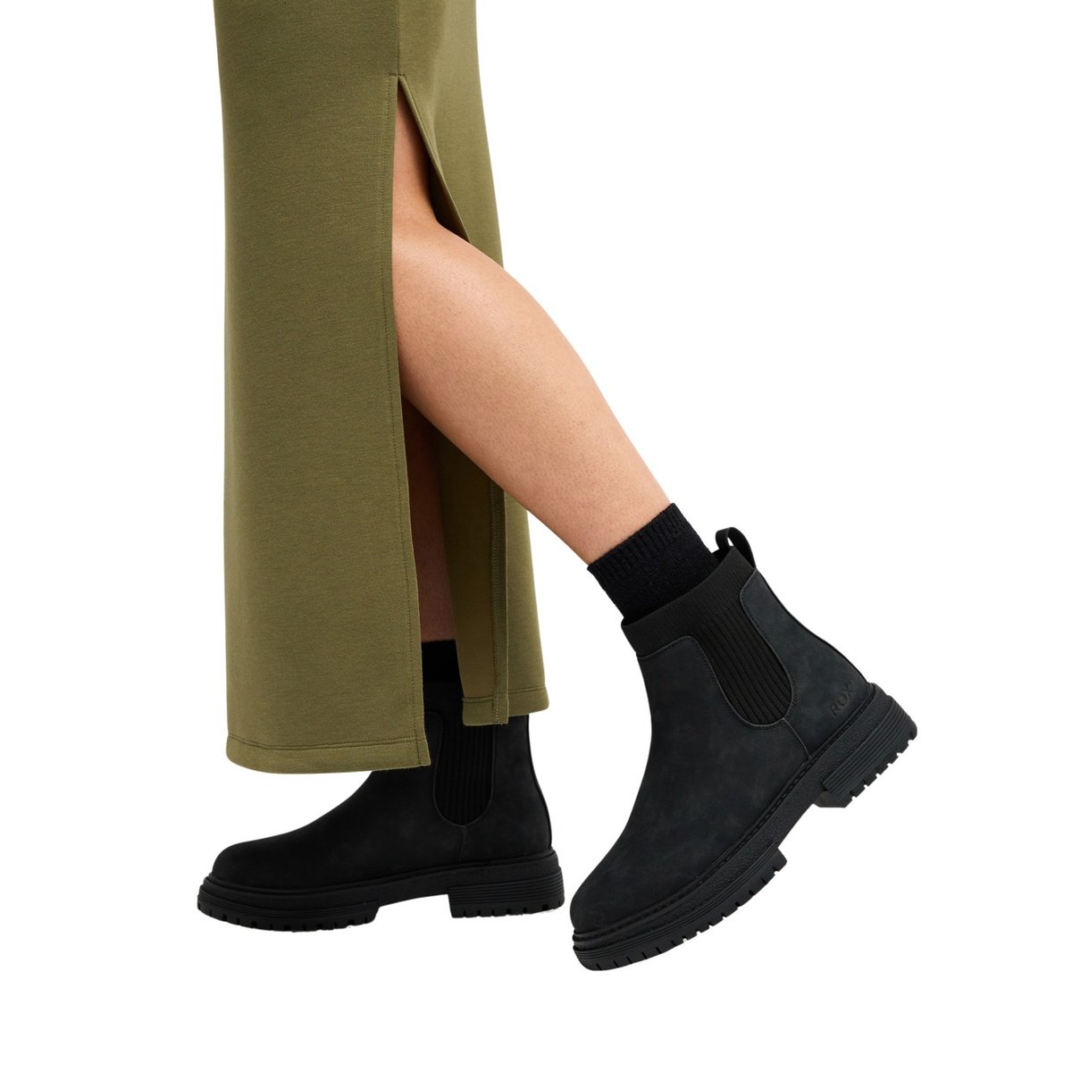 Jupe longue BAREFOOT BALLADE. vert winter moss, ROXY