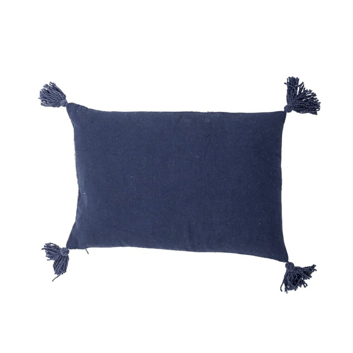 Coussin décoratif salon Adya bleu, BLOOMINGVILLE